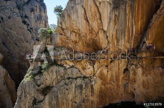 Picture of The Kings little pathway in Malaga Spain